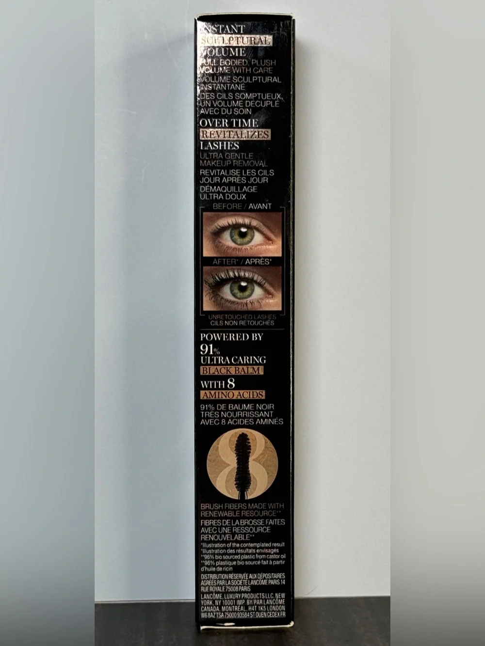 Lancôme Hypnôse 8 Mascara (04 Noir Malachite) NIB 0.27oz